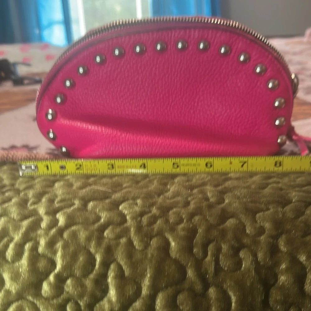 REBECCA MINKOFF studded leather pouch